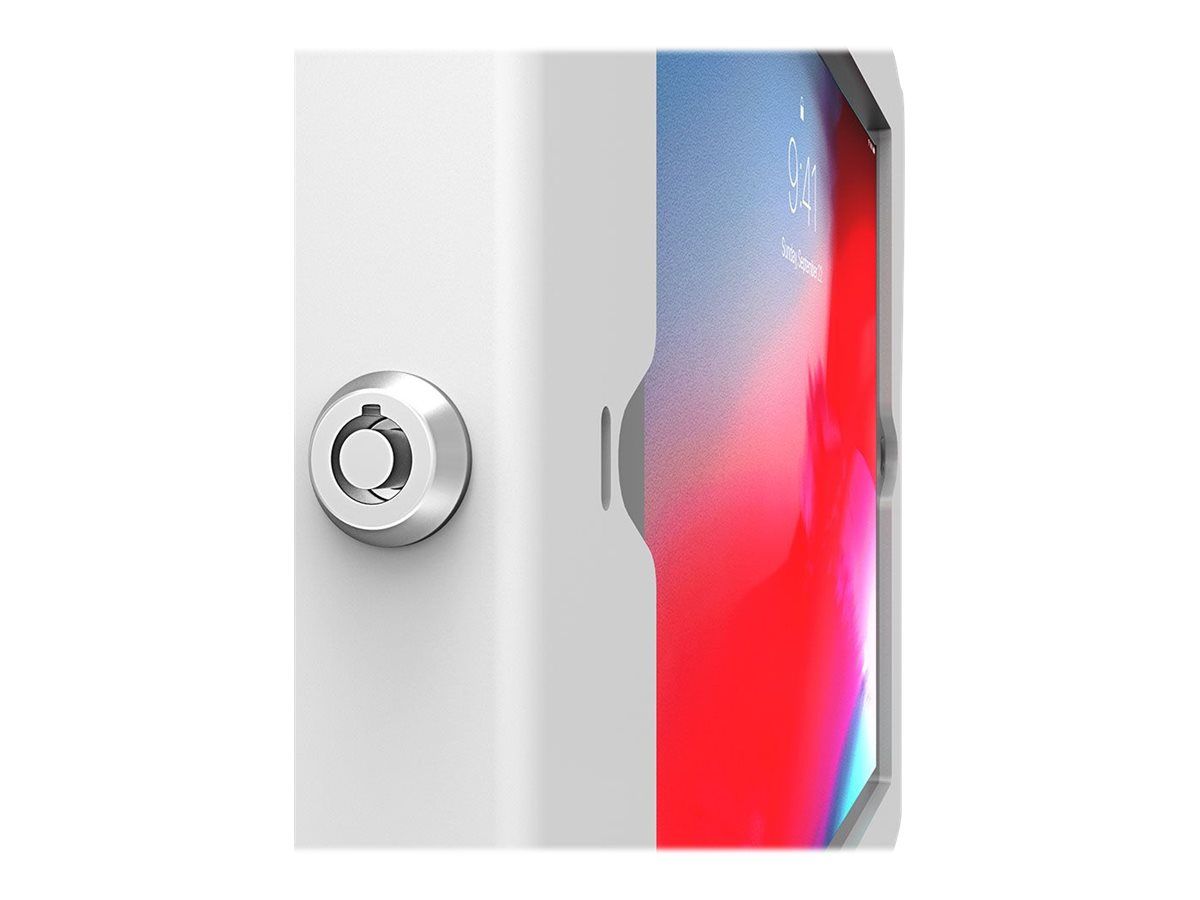 Compulocks iPad 10.2" Space Enclosure Wall Mount - Gehäuse - für Tablett - verriegelbar - hochwertiges Aluminium - weiß - Bildschirmgröße: 25.9 cm (10.2")