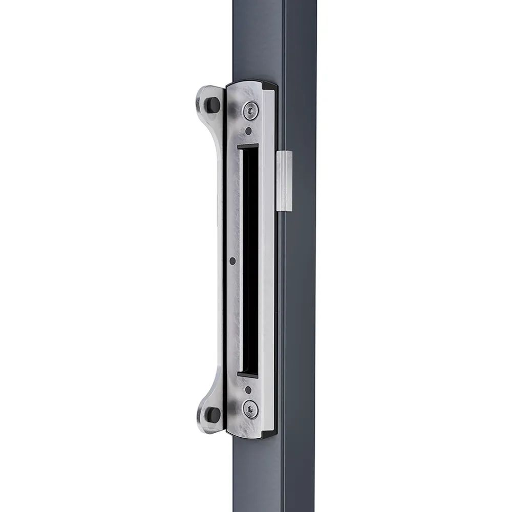 Locinox Schließblech mit Anschlag für Rohrrahmenschloss Fiftylock/Fortylock,Edelstahl