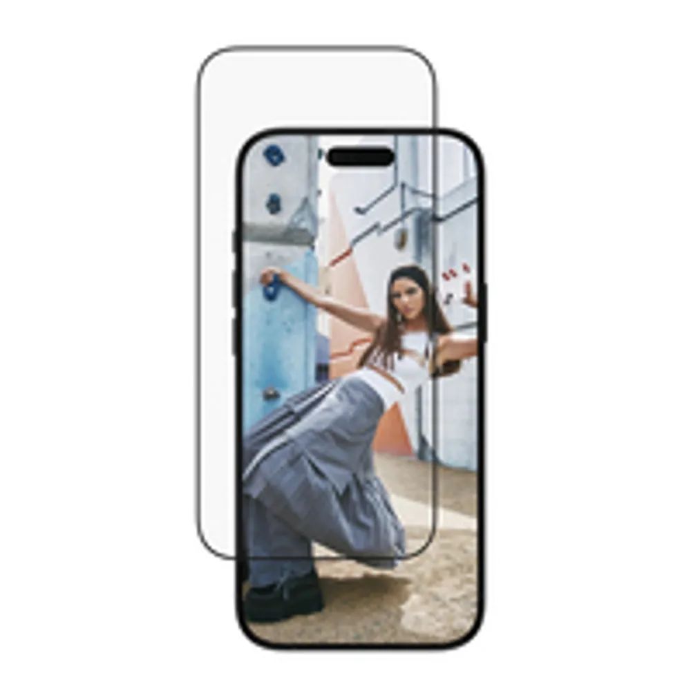 PanzerGlass SAFE. Screen Protector w. black Frame iPhone 17 Air Ultra-Wide Fit