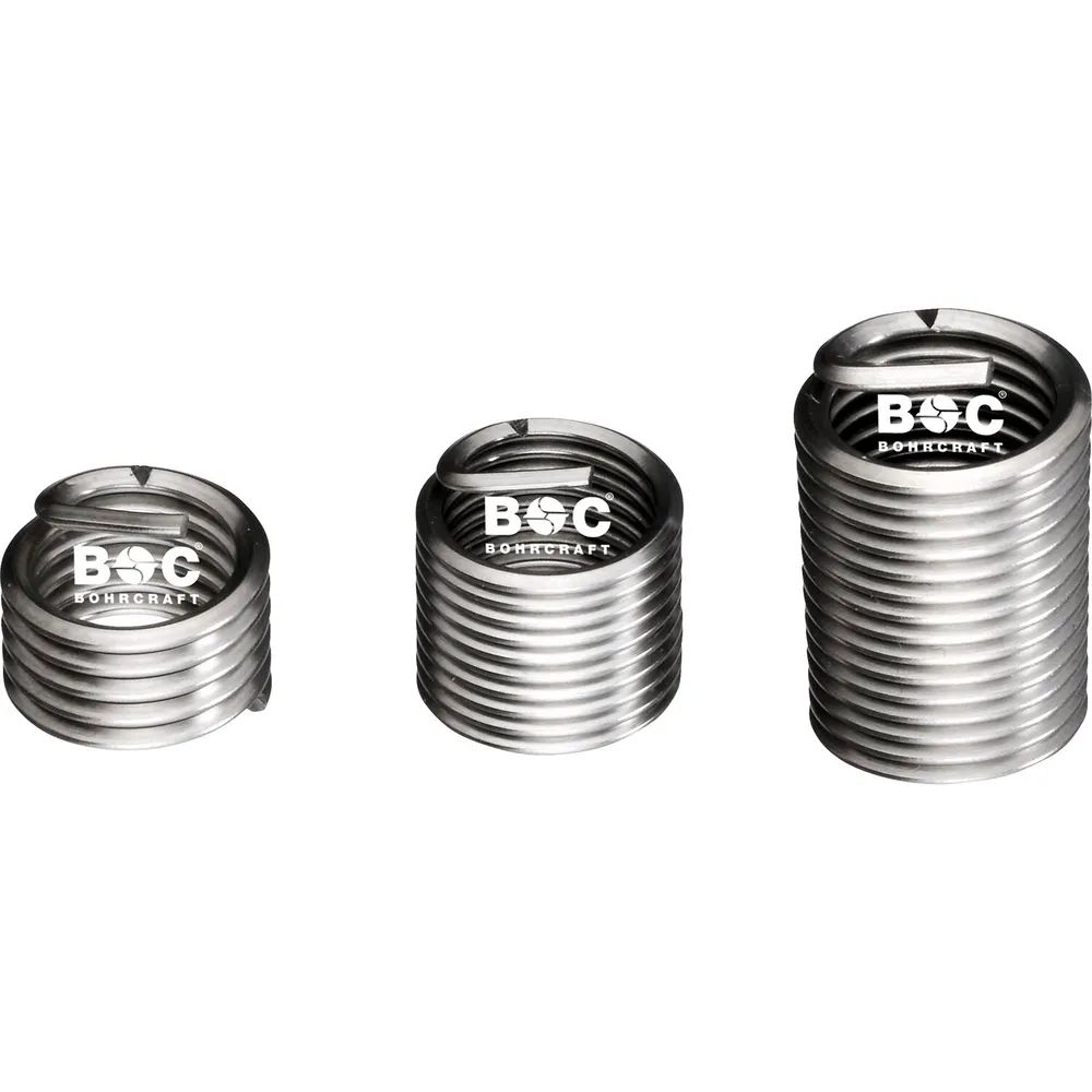 BOHRCRAFT Gewindeeinsatzpackung M5 x 0,8 mm 1,5 x D (100 St)