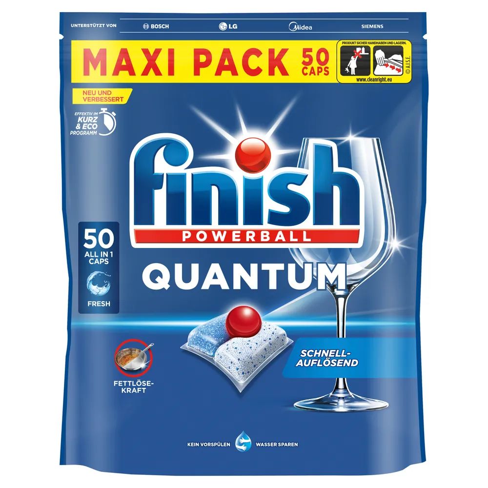Finish Quantum Maxipack Fresh 50 Caps        