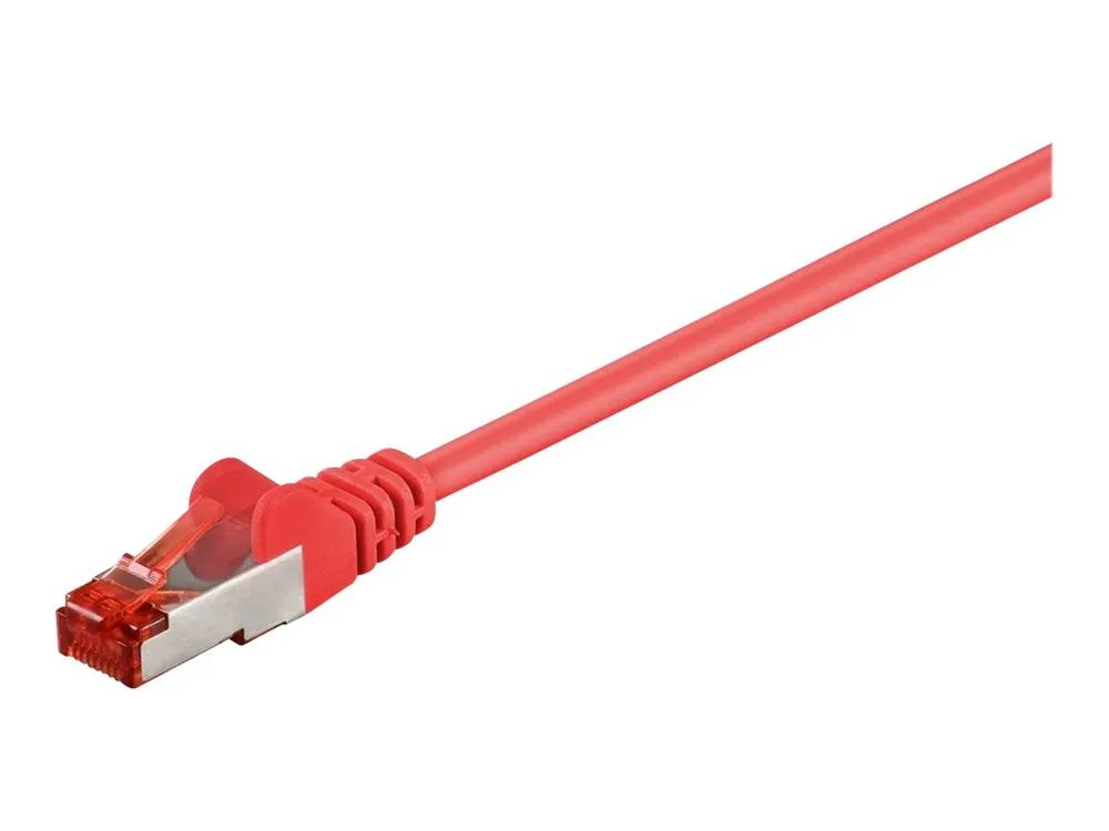 Goobay Patch-Kabel - RJ-45 (M) zu RJ-45 (M) 2m rot