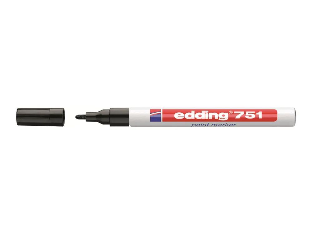 EDDING 751 paint - Marker - permanent - Schwarz