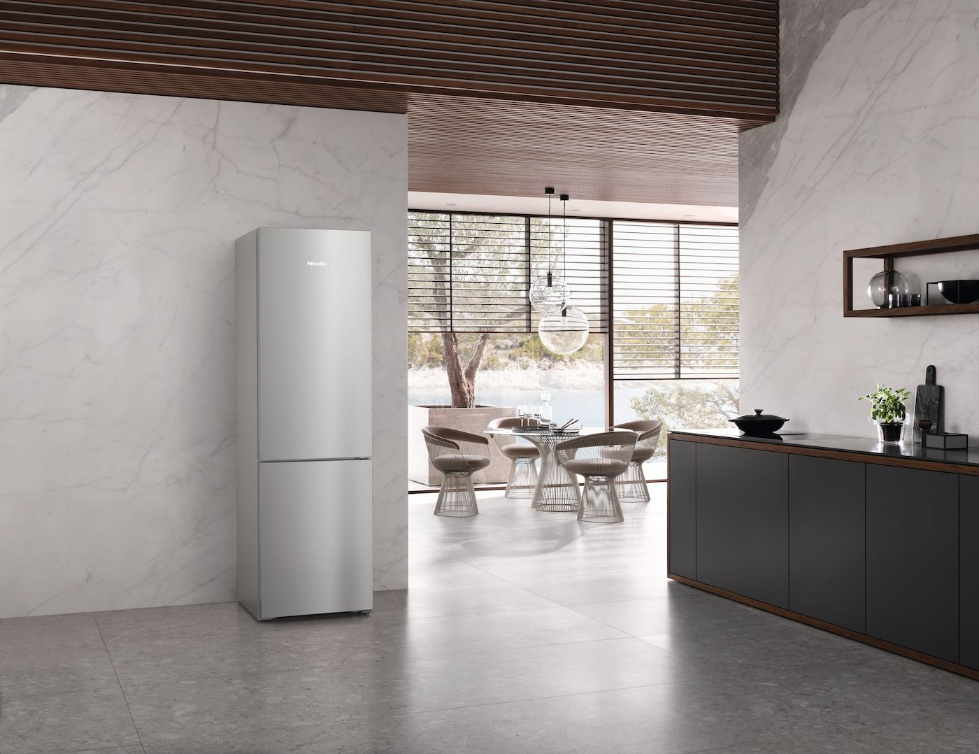 Miele KFN 4395 DD el freistehende Kühl-Gefrierkombination