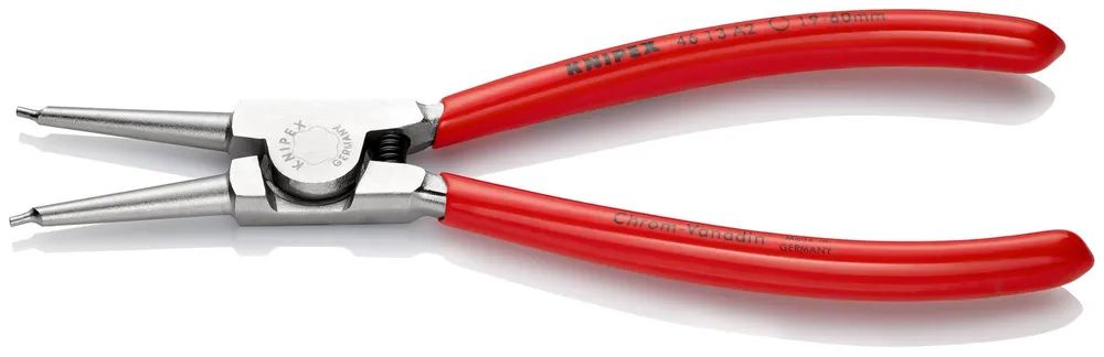 KNIPEX Sicherungsringzange für Außenringe auf Wellen mit Kunststoff überzogen verchromt 180 mm