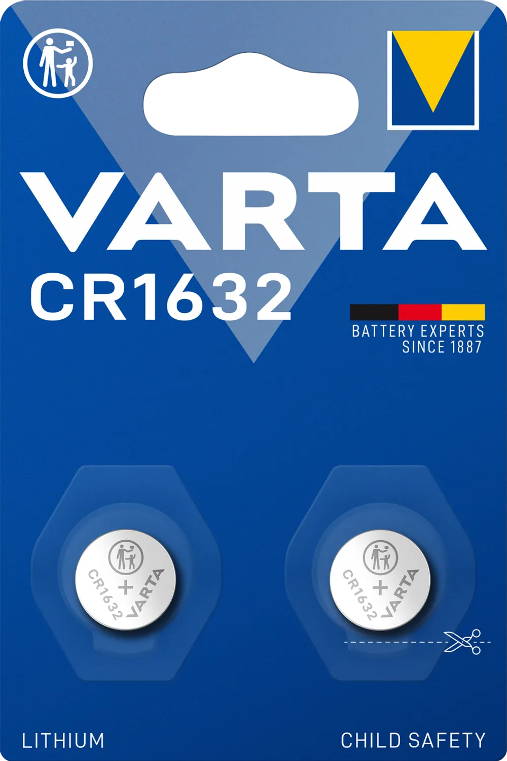 VARTA LITHIUM Coin CR1632 Blister 2