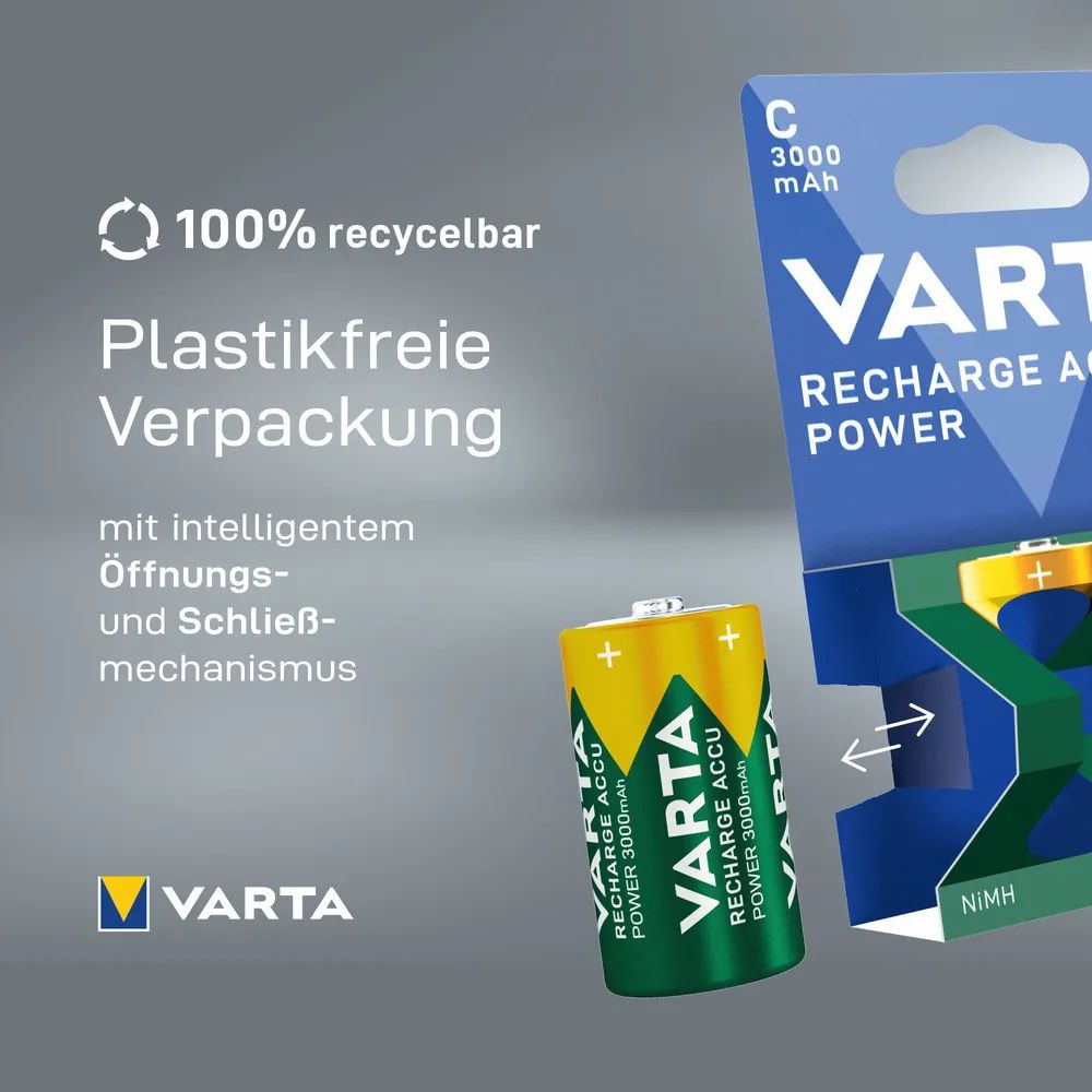 VARTA RECHARGE ACCU Power C 3000mAh Blister 2