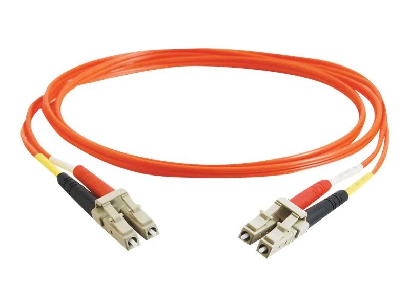 C2G LC-LC 50/125 OM2 Duplex Multimode PVC Fiber Optic Cable (LSZH)