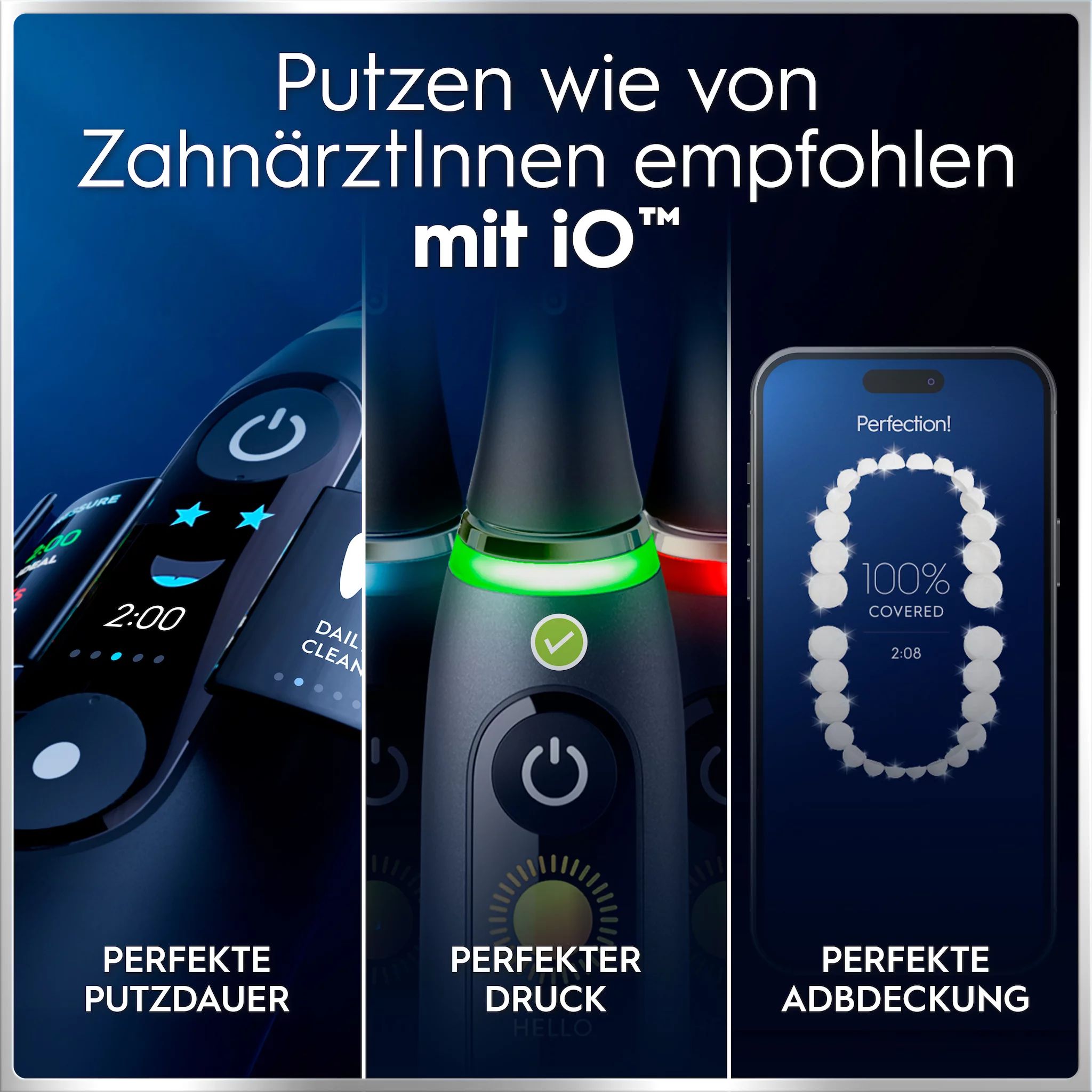 Oral-B iO Series 6 Black Lava/Pink Sand mit 2. Handstück JAS22
