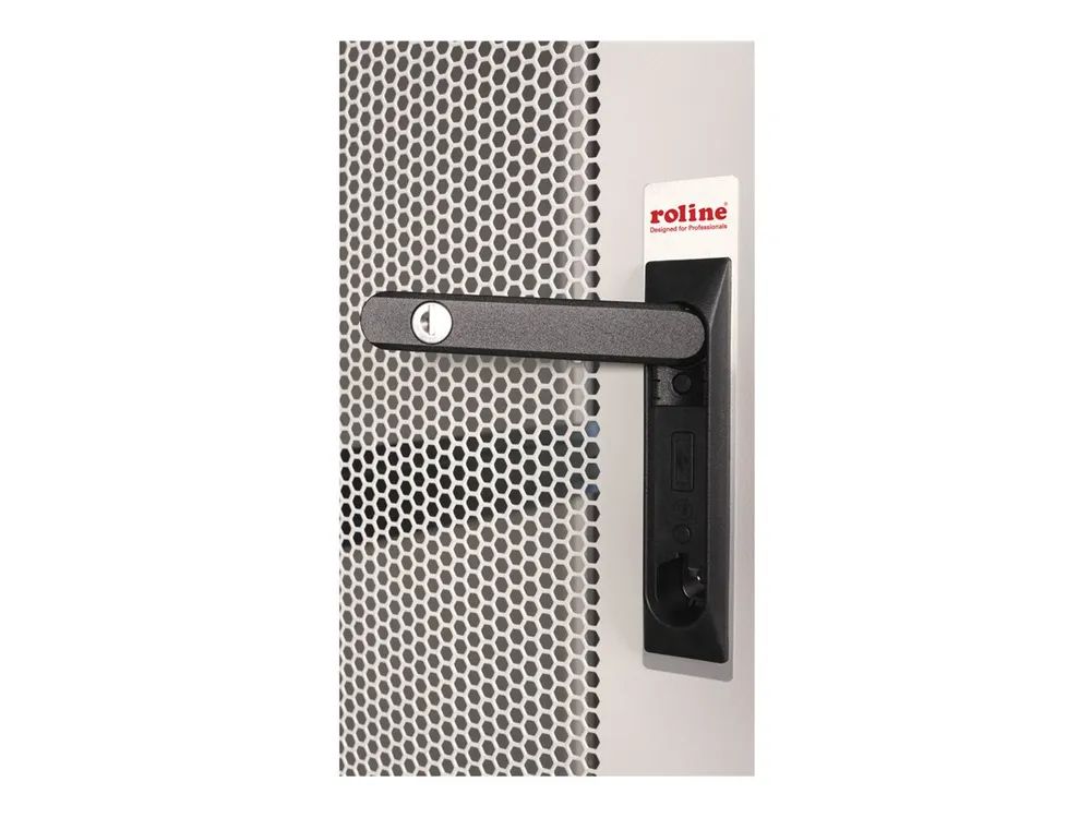 ROLINE Basic - Schrank Netzwerkschrank - perforierte Tür, 600x1000 BxT - RAL 7035, Hellgrau - 26U - 48.3 cm (19")