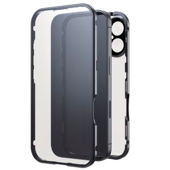 Black Rock Cover "360° Glass" für Apple iPhone 16, Schwarz