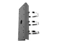 Hikvision DS-1275ZJ-SUS - Halterung für Kameramontage - Pfosten montierbar - Außenbereich - Schwarz - für Pro Series (All)