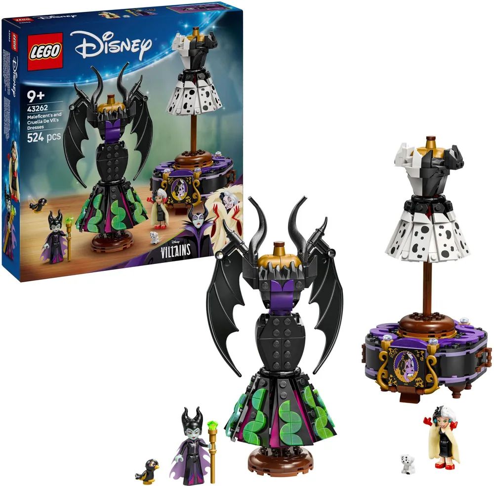 LEGO 43262 Disney Classic Die Kleider von Malefiz & Cruella de Vil