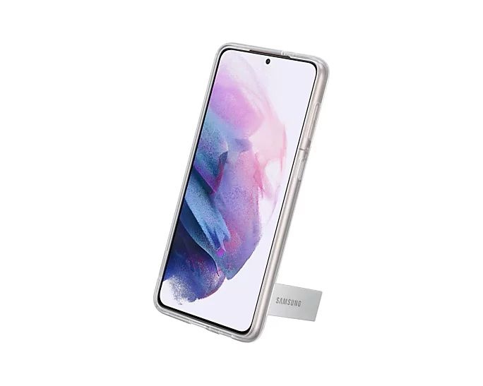 Samsung Clear Standing Cover EF-JG996 - Hintere Abdeckung für Mobiltelefon - Polycarbonat, Thermoplastisches Polyurethan (TPU)