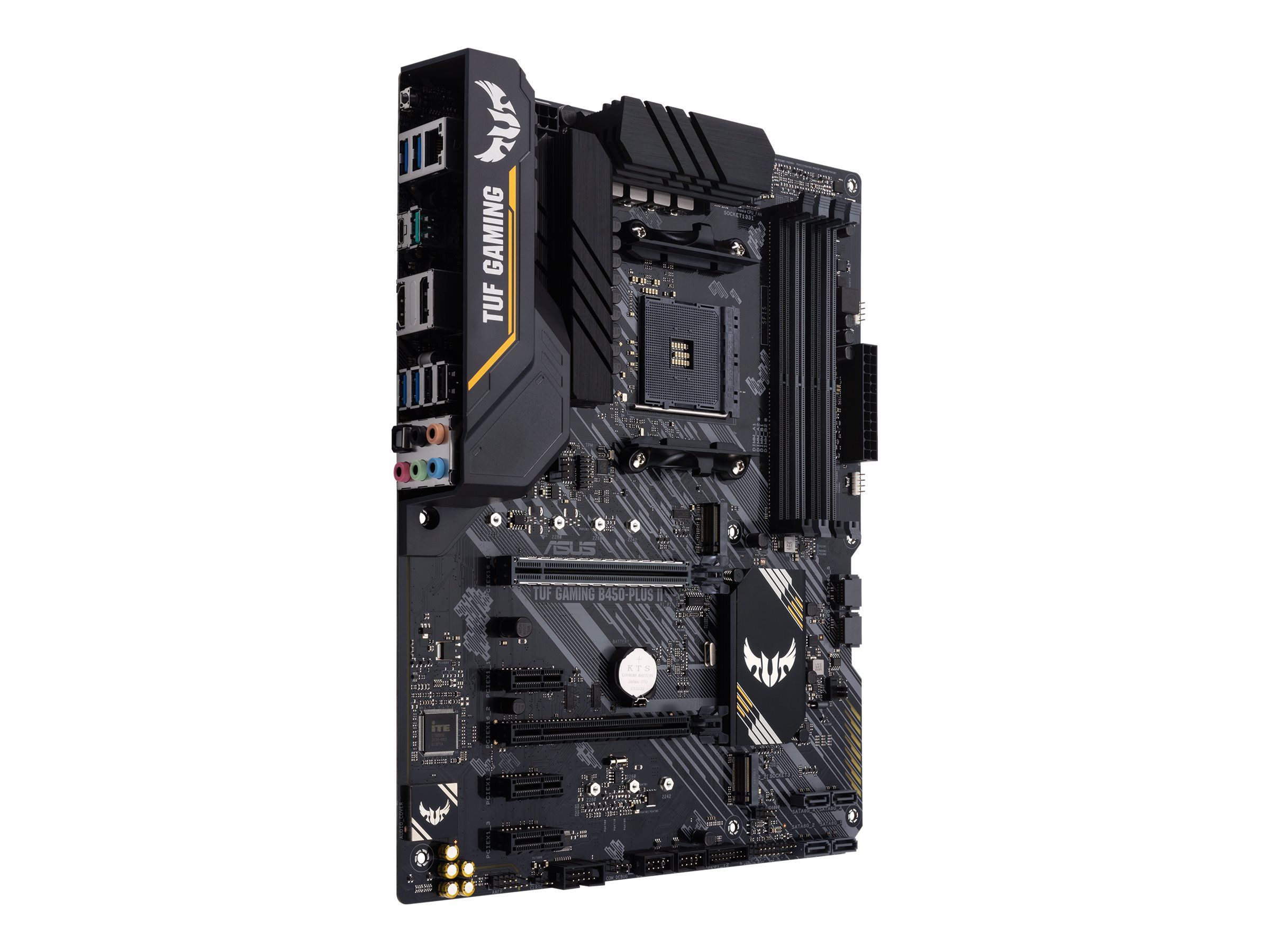 ASUS TUF GAMING B450-PLUS II - Motherboard - ATX - Socket AM4 - AMD B450 Chipsatz - USB 3.2 Gen 1, USB 3.2 Gen 2, USB-C Gen2 - Gigabit LAN - Onboard-Grafik (CPU erforderlich)