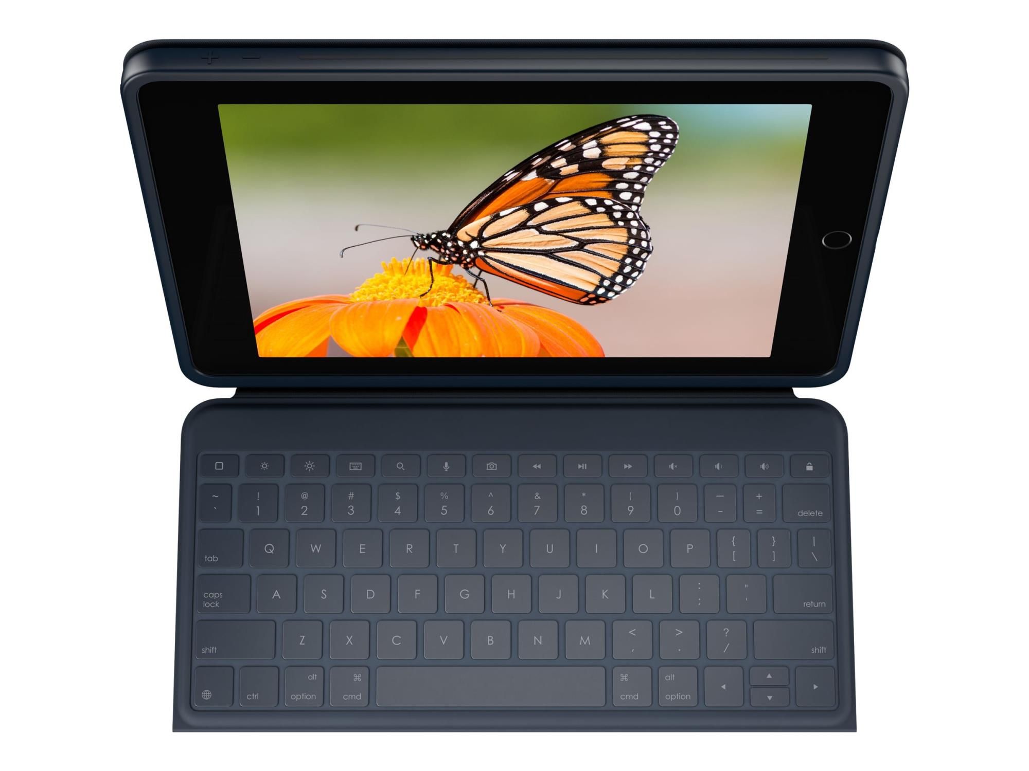 Logitech Rugged Combo 3 For Education - Tastatur und Foliohülle - Apple Smart connector - K-12 Ausbildung - für Apple 10.2-inch iPad (7. Generation, 8. Generation, 9. Generation)