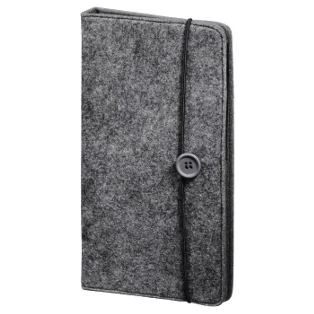 Hama CD-/DVD-/Blu-ray-Tasche "Felt" 48, Grau