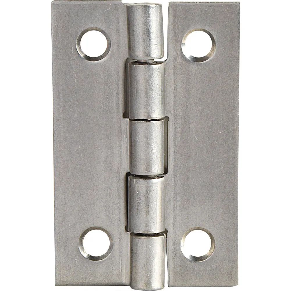 SCHMALE Scharnier DIN 7954 A schmal 50 x 31 mm, Edelstahl