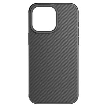 Black Rock Cover "Robust Carbon" für Apple iPhone 15 Pro Max, Schwarz