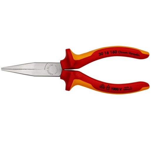 Knipex VERCHROMT VDE 160 MM / KNIPEX LANGBECKZANGE 30 16 160