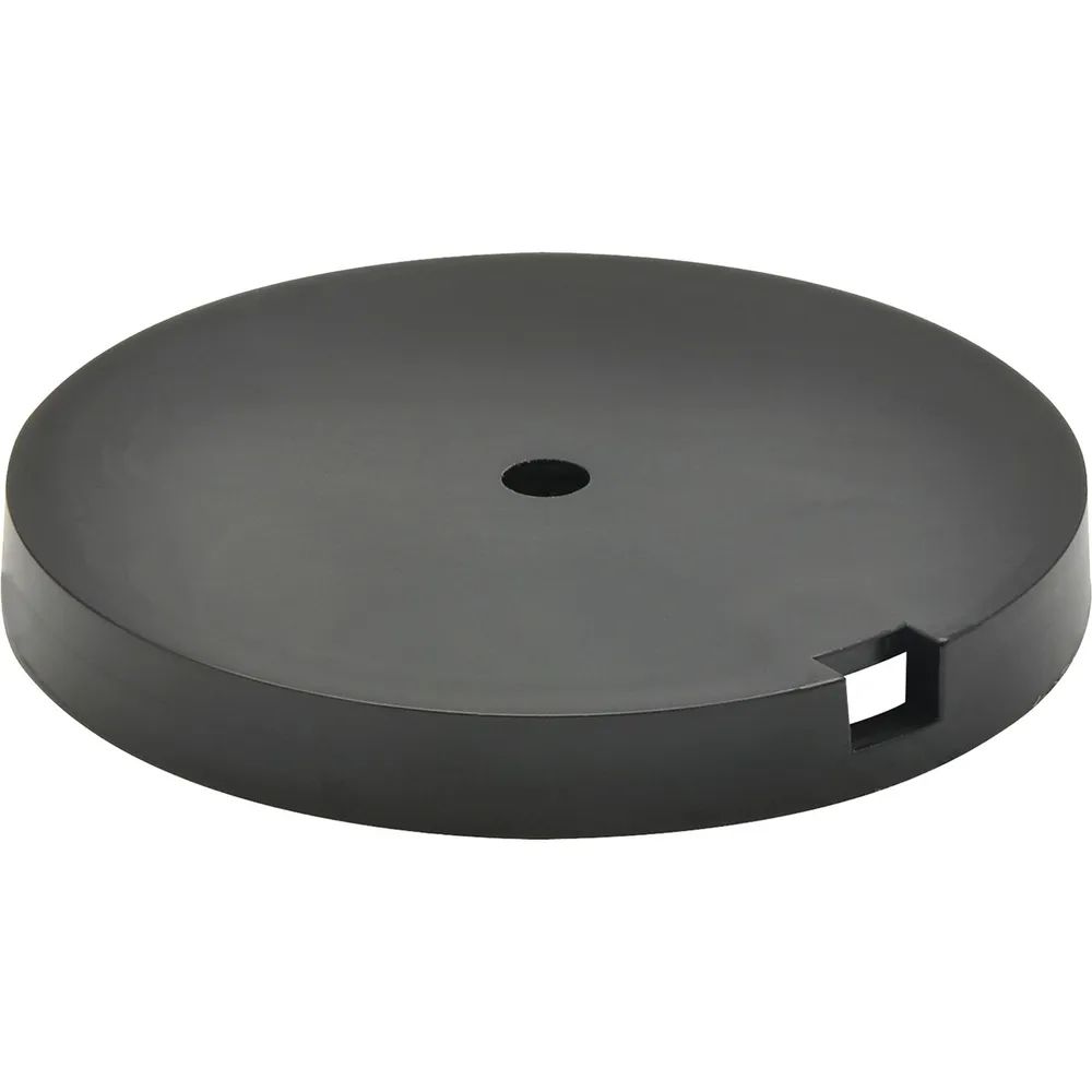 Wagner System GmbH  QuickClick Basisteil zum Anschrauben ø 50 mm, Höhe 5 mm, Kunststoff schwarz