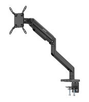 Manhattan Befestigungskit (Klemmmontagesockel, mechanische Feder, schwenkbarer Arm) - vollbeweglicher einstellbarer Arm - für Curved Panel/Flat Panel - Aluminium - Schwarz - Bildschirmgröße: 43.18-124.5 cm (17"-49")