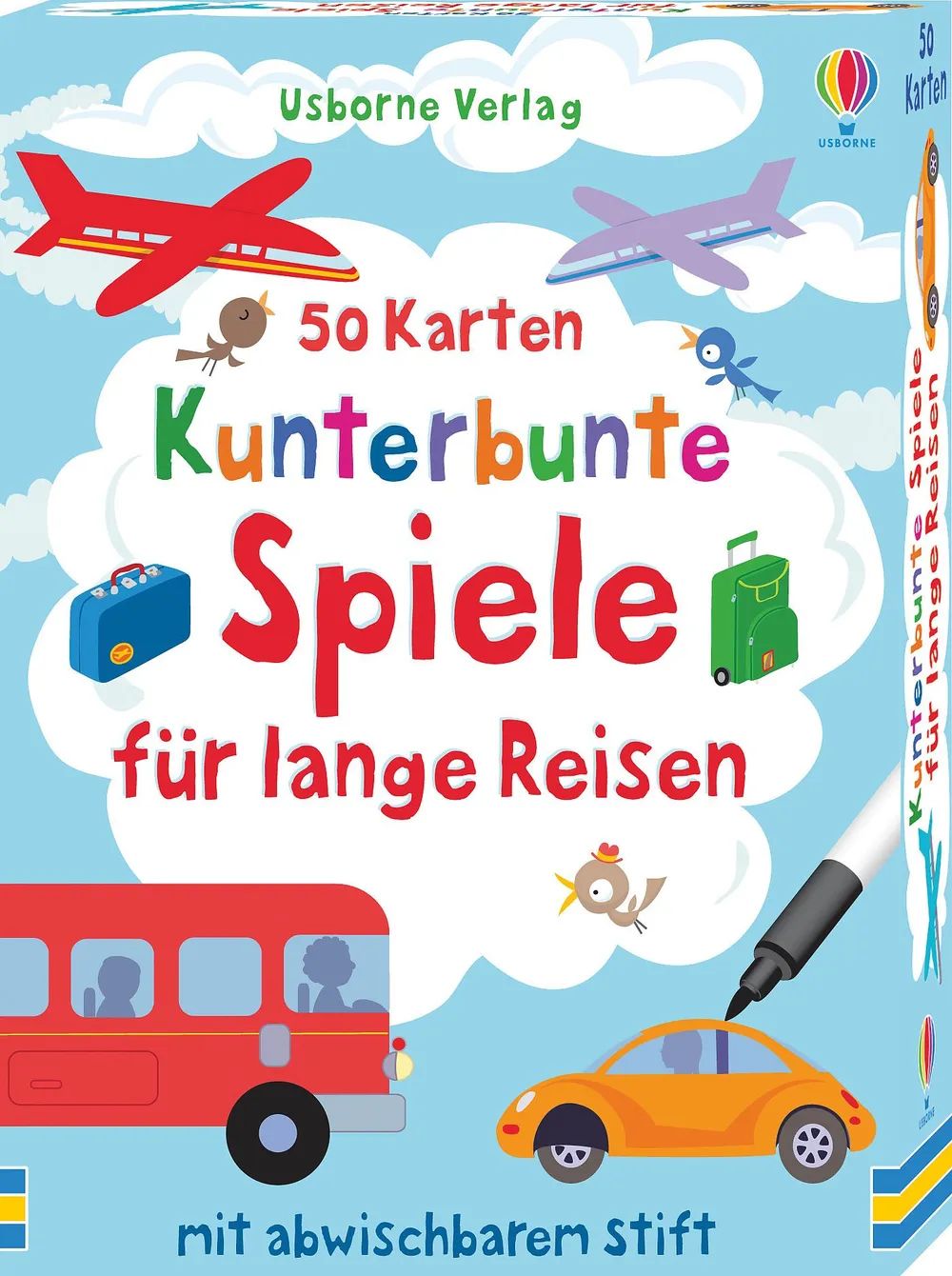 dtv Verlagsgesellschaft mbH & Co.KG 50 Karten: Kunterbunte Spiele für lange