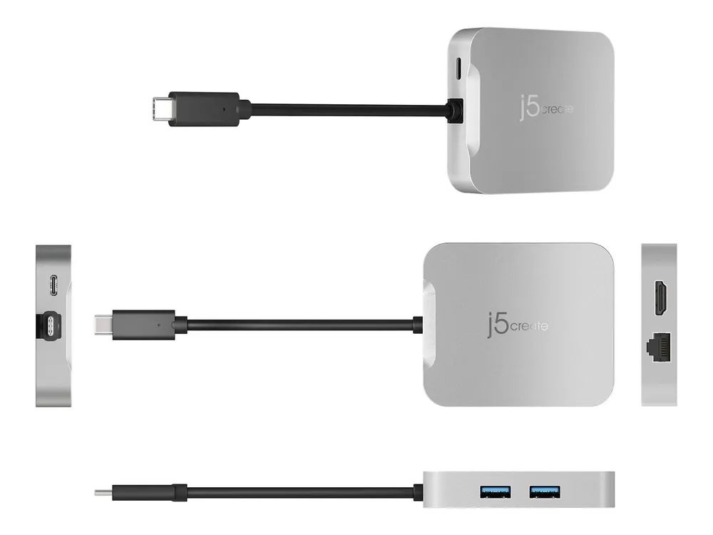 j5create JCD391-N - Mini-Dock - USB-C / Thunderbolt 3