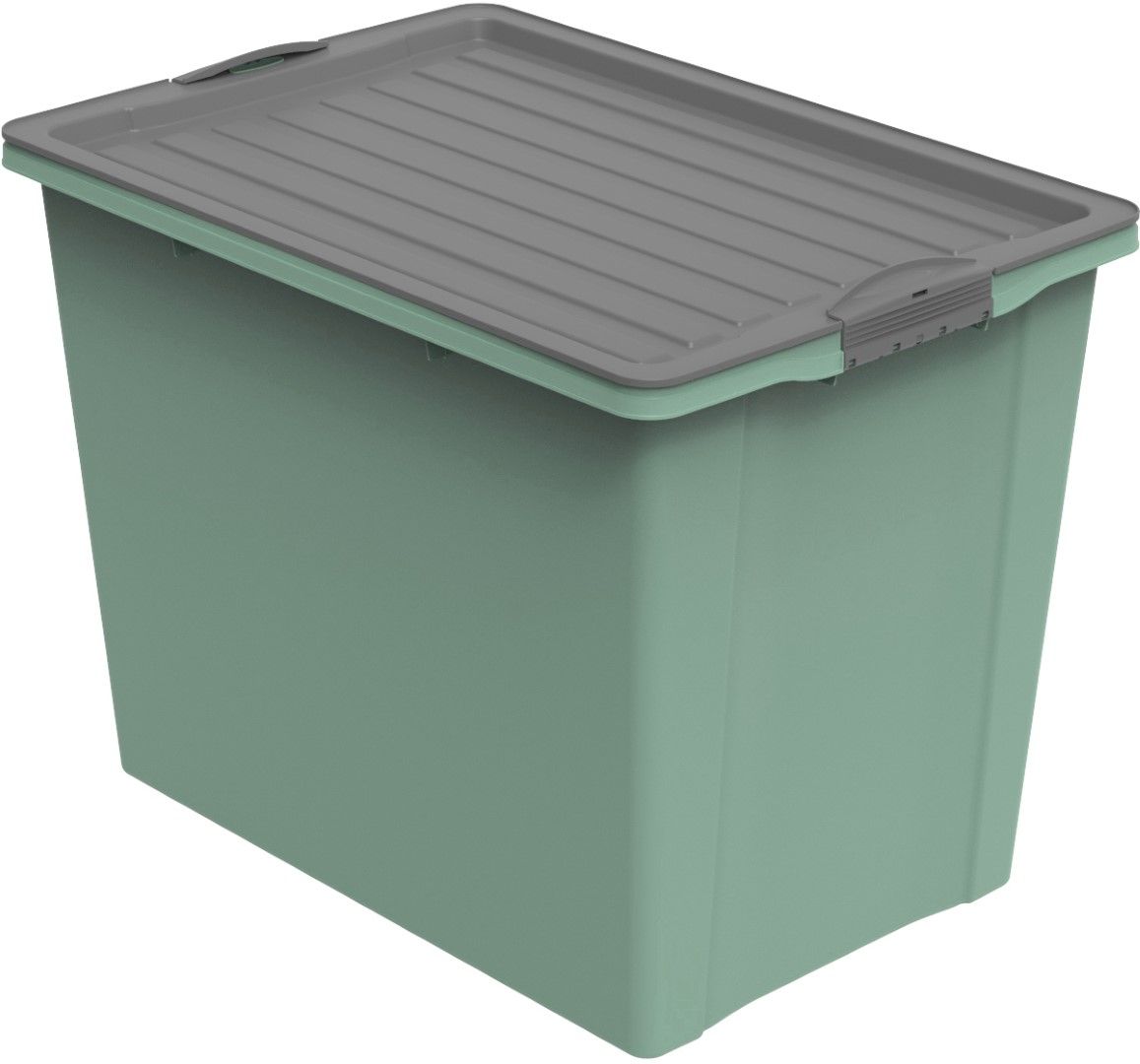 Rotho Stapelbox A3 mit Rollen, 70 l COMPACT