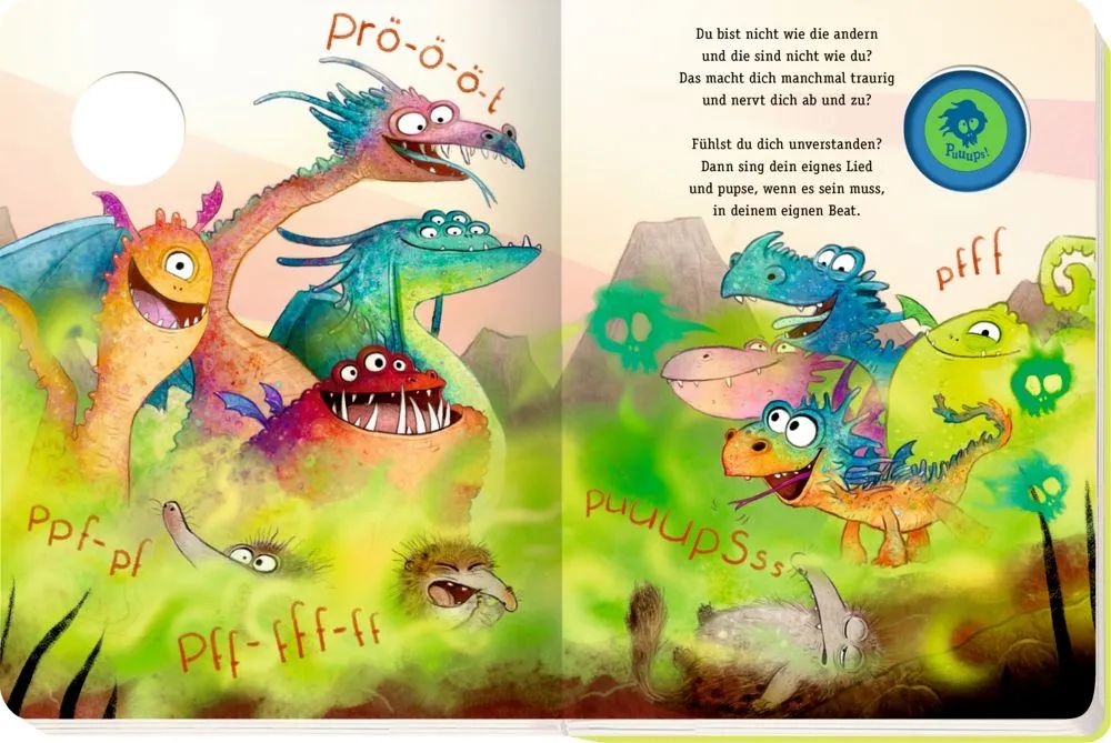 Coppenrath Verlag GmbH & Co.KG Furzipups, der Knatterdrache (Pappbilder