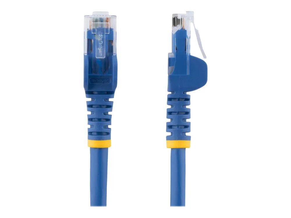 StarTech.com 3m Cat6 Gigabit Snagless RJ45 UTP Patchkabel - Cat 6 Netzwerkkabel mit Schutzmanschette - Blau - Patch-Kabel - RJ-45 (M)