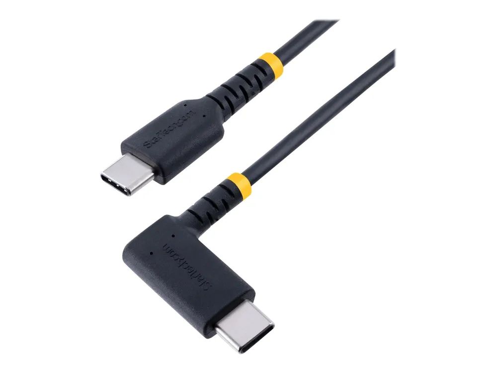 StarTech.com 1 m USB-C Ladekabel Mit Winkelstecker und 60W PD - Robust - USB-Kabel - 24 pin USB-C (M)