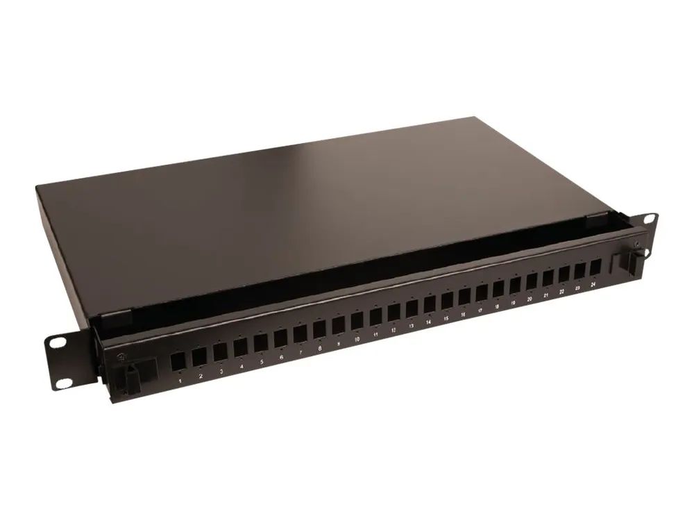 Lanview LVO231544 - SC/LC - LC - Schwarz - Stahl - Rackeinbau - 1U