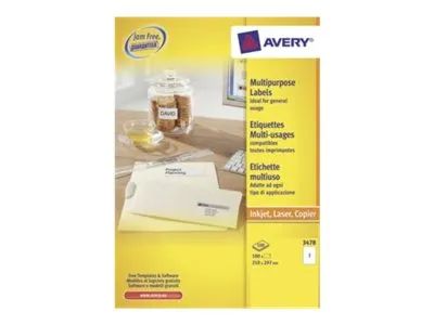 Avery Zweckform Avery - Etiketten - 100 Stck. - A4