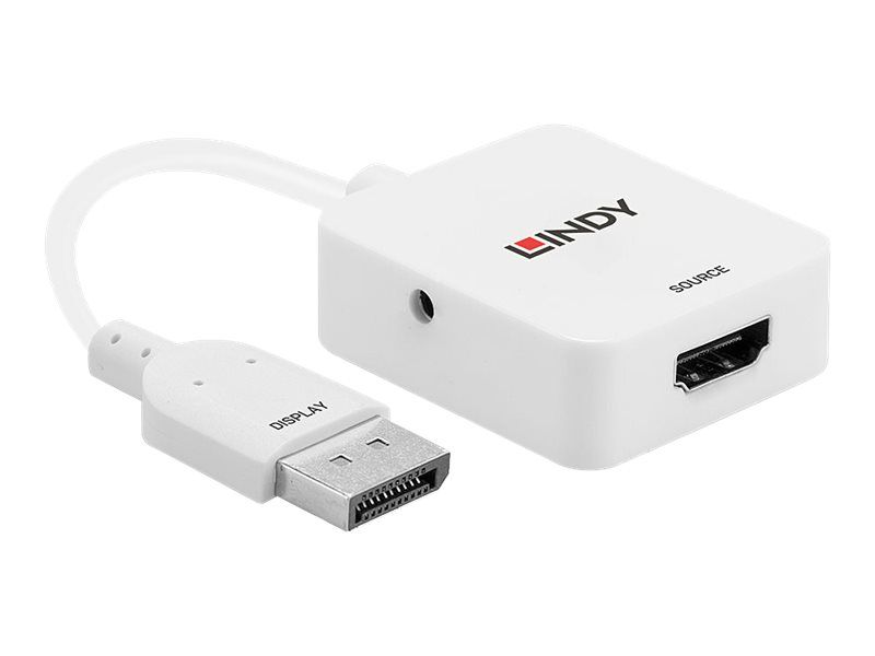 Lindy Video- / Audiokabel - HDMI, Gleichstromstecker 3,5 x 1,35 mm weiblich zu DisplayPort männlich