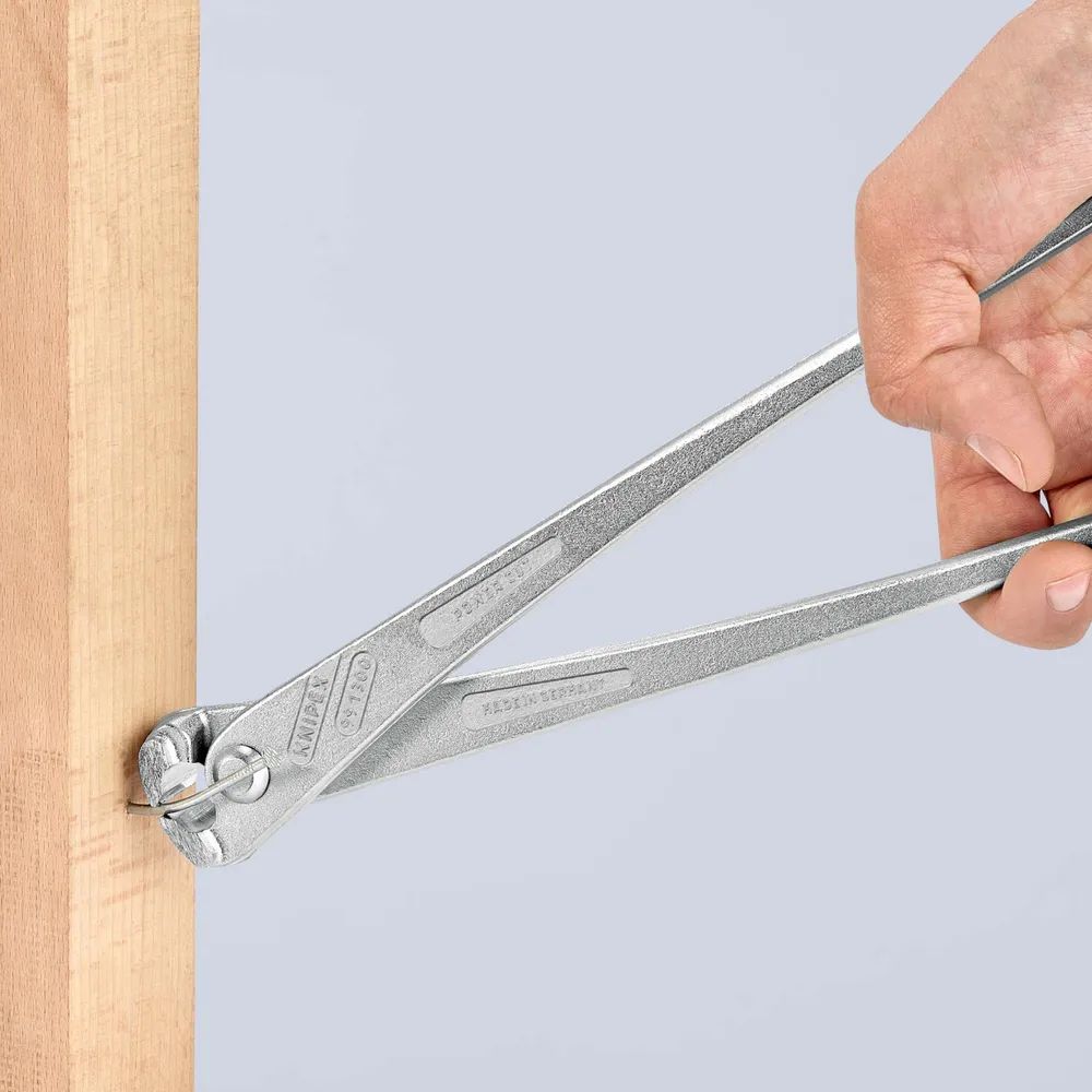 KNIPEX Kraft-Monierzange hochübersetzt glanzverzinkt 300 mm