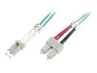 DIGITUS LWL Multimode Patchkabel, OM4, LC / SC
