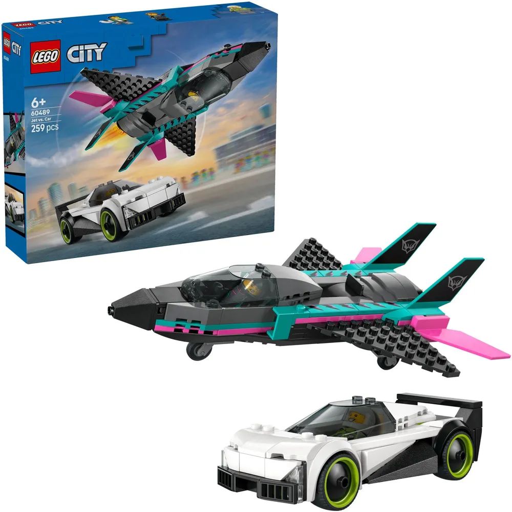 LEGO 60489 City Düsenflieger vs. Rennauto