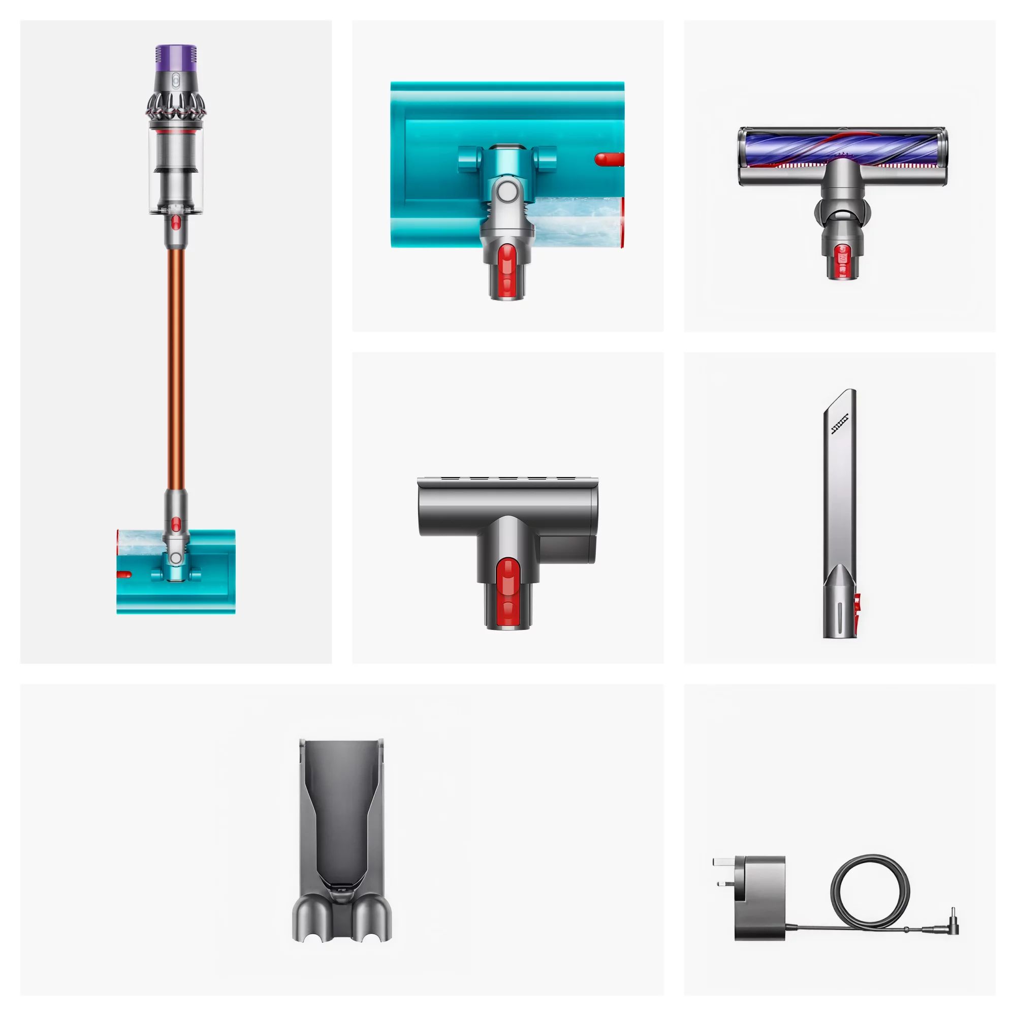 Dyson Cyclone V10 Submarine, Nickel / Kupfer