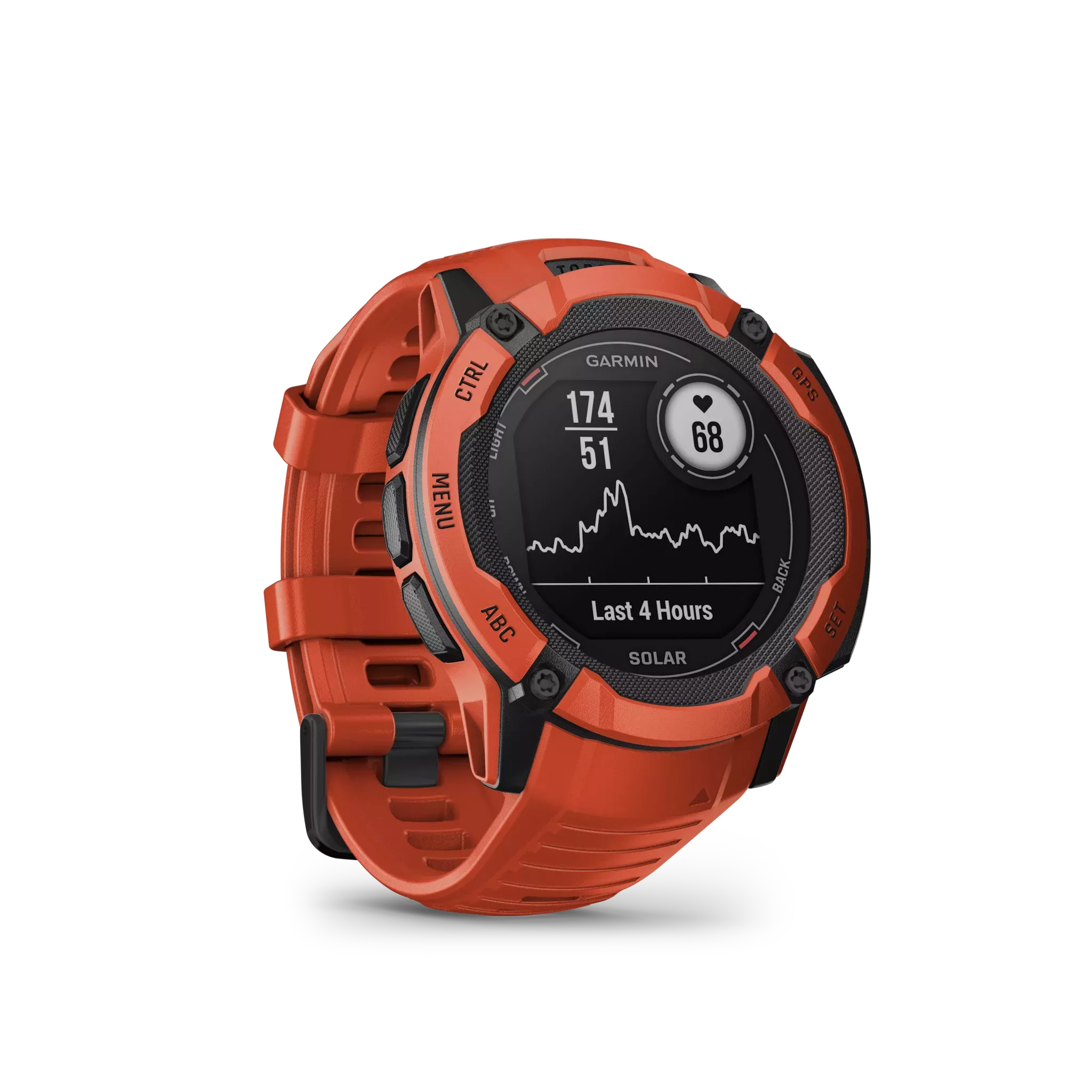 Garmin Instinct 2X Solar, Rot