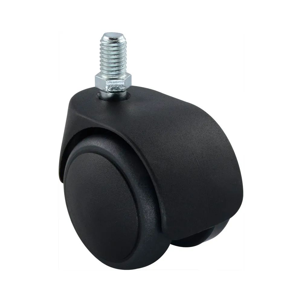 Maier H.C.GmbH Möbelrollen Doppel-Lenkrolle Office weich Kunststoff 50 mm 50 kg Gewindestift