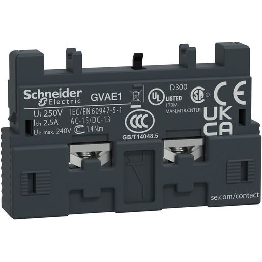 Schneider Electric HILFSKONTAKT 1W FRONTAL GVAE1 / SCHN.E GVAE1