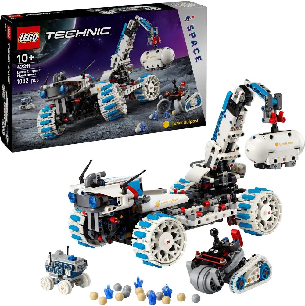 LEGO 42211 Lunar Outpost Mondrover-Raumfahrzeug