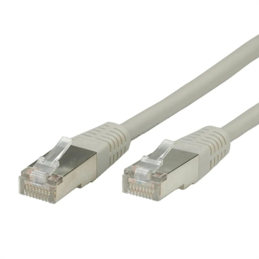 VALUE Patchkabel Cat.6 (Class E) S/FTP (PiMF), grau, 10 m