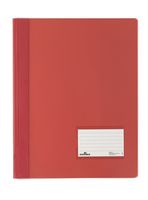 Durable Schnellhefter transluzent - Rot - PVC - A4 - 1 Taschen