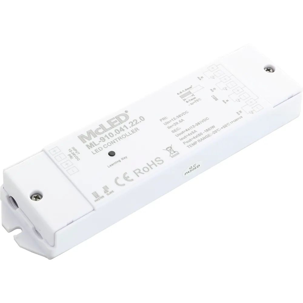 MCLED RF Empfänger für Mono-, Duo-, und RGBW-LED 12-36 V/DC