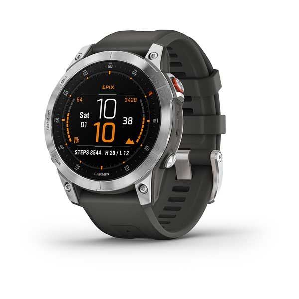 Garmin Epix, 22 mm, Schiefergrau/Silber