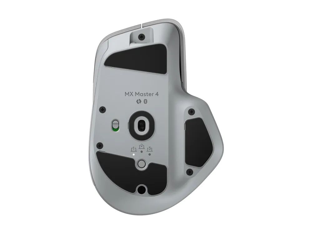 Logitech MX Master 4 - Maus - 8 Tasten - kabellos - Bluetooth, 2.4 GHz - kabelloser Empfänger (USB)