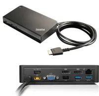 Lenovo 03X6300 - Kabelgebunden - OneLink+ - 3,5 mm - 10,100,1000 Mbit/s - Schwarz