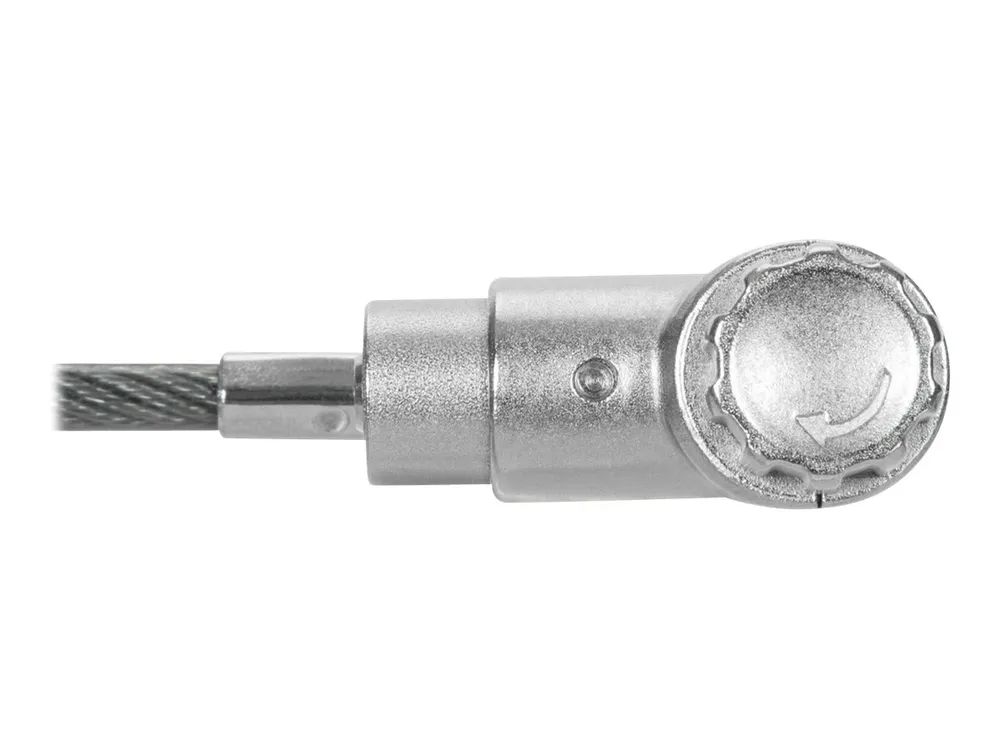 Targus DEFCON Ultimate - Sicherheitskabelschloss - Universal-Schlüsselkabelschloss mit anpassbarem Schlosskopf - Silber - 2 m (Packung mit 25)
